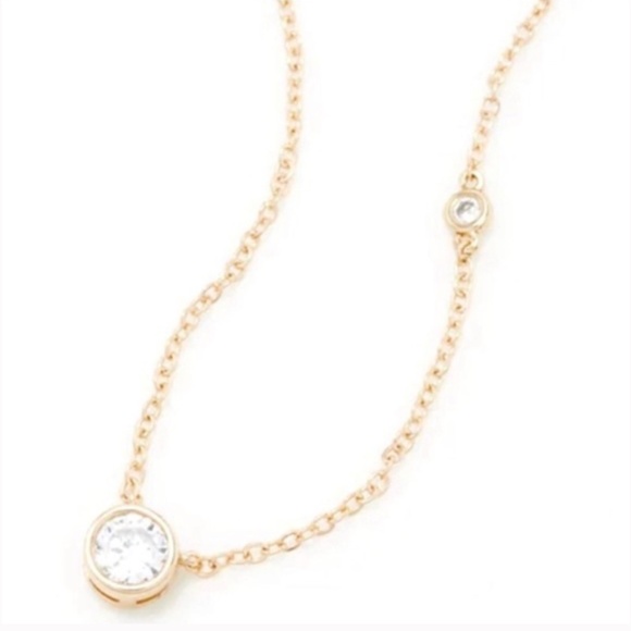 CZ By Kenneth Jay Lane Dainty Necklace - Picture 1 of 4